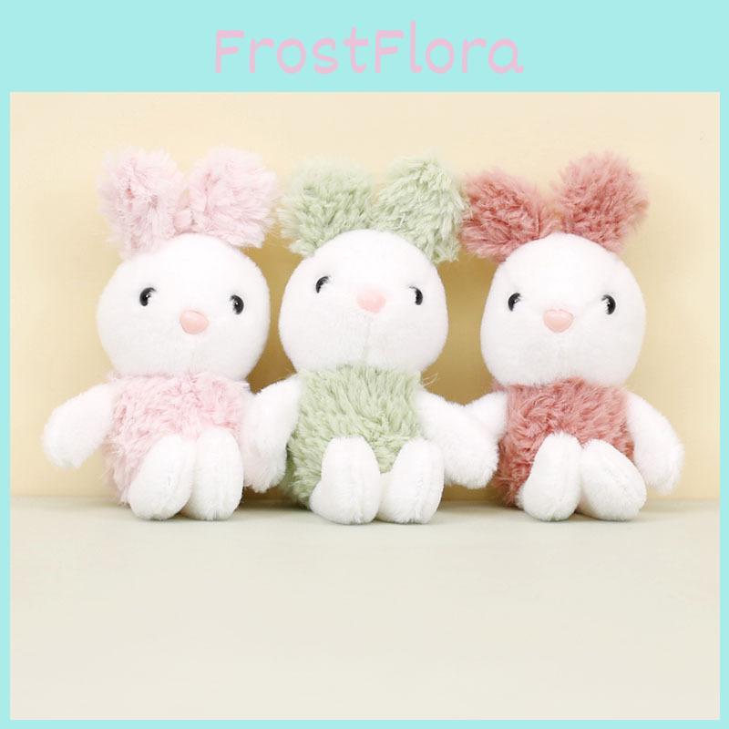Adorable Plush Rabbit Keychain Stuffed Animal Cute Green Bunny Toy 14cm Soft