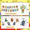 Birthday Decoration Birthday Birthday Party Character HAPPY BIRTHDAY for and Kids Set, Balloons, Decorations, Decorations, Hat, Banner, Garland,