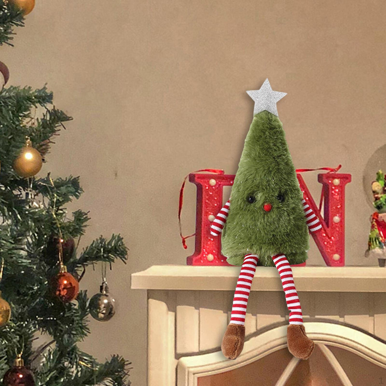 

Рождественская елка кукольный дисплей часть декора домашняя вечеринка для ресторана зелёный