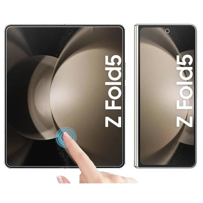 Screen Protector and Camera Protector for Samsung Galaxy Z FOLD 5 [2 Pack] Ultra Thin Anti-Scratch Resistant Protector Phonillico®