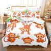 Sample Digital Printed Sheet Bed Quilt Bedding Home Textiles Cartoon Three-Piece Set
