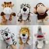 Jungle Animal Animal Hand Puppets Movable Mouth Plush Hand Doll Birthday Gift   Preschool