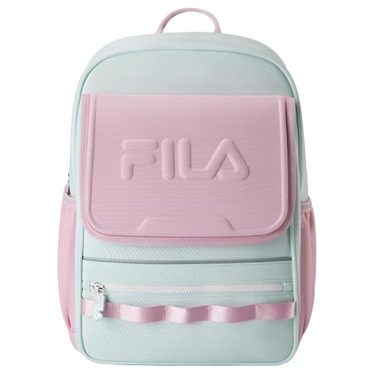 FILA Sports Casual Zipper Backpack Nylon Small Kids Kids backpacks Protein-Green K18B511131F-FTQ Small