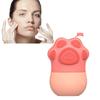 Cat Paw Ice Cube Face Roller Physical Cooling Blood Circulation Reduce Facial Pores Reusable Ice Roller for Face Beauty Pink