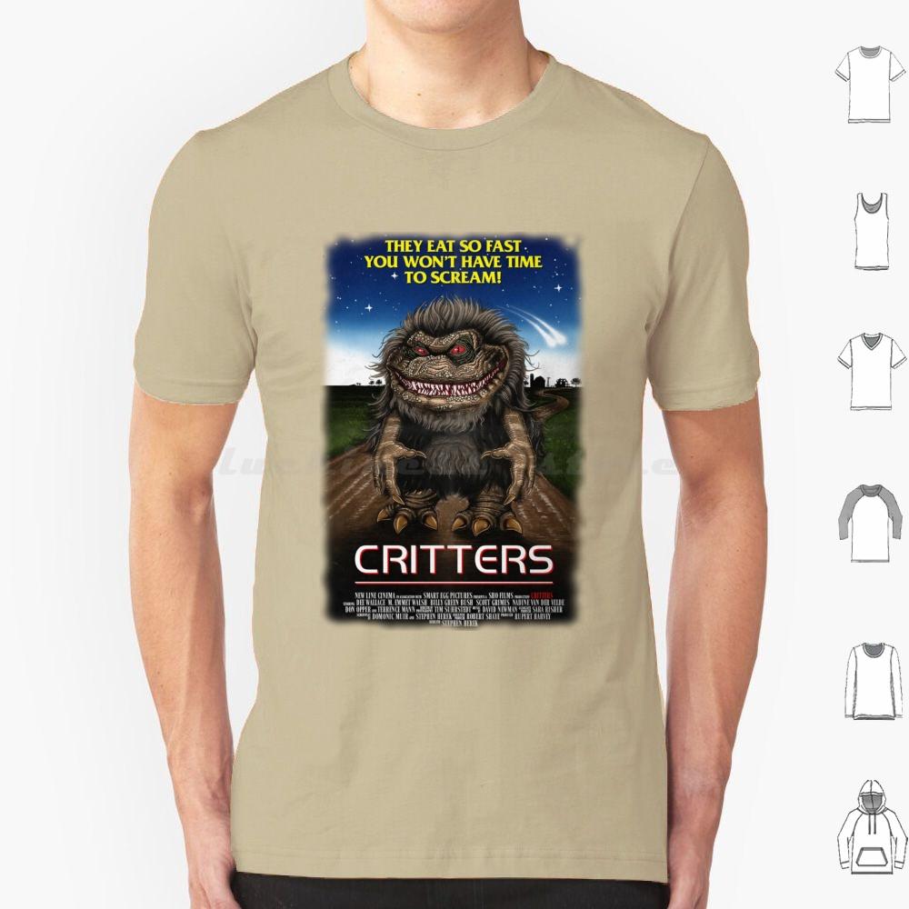Critters T Shirt Cotton Men Women DIY Print Critters 80s 1980s Movie Sci Fi Science Fiction Horror Comedy Cult Classic Film Vhs S