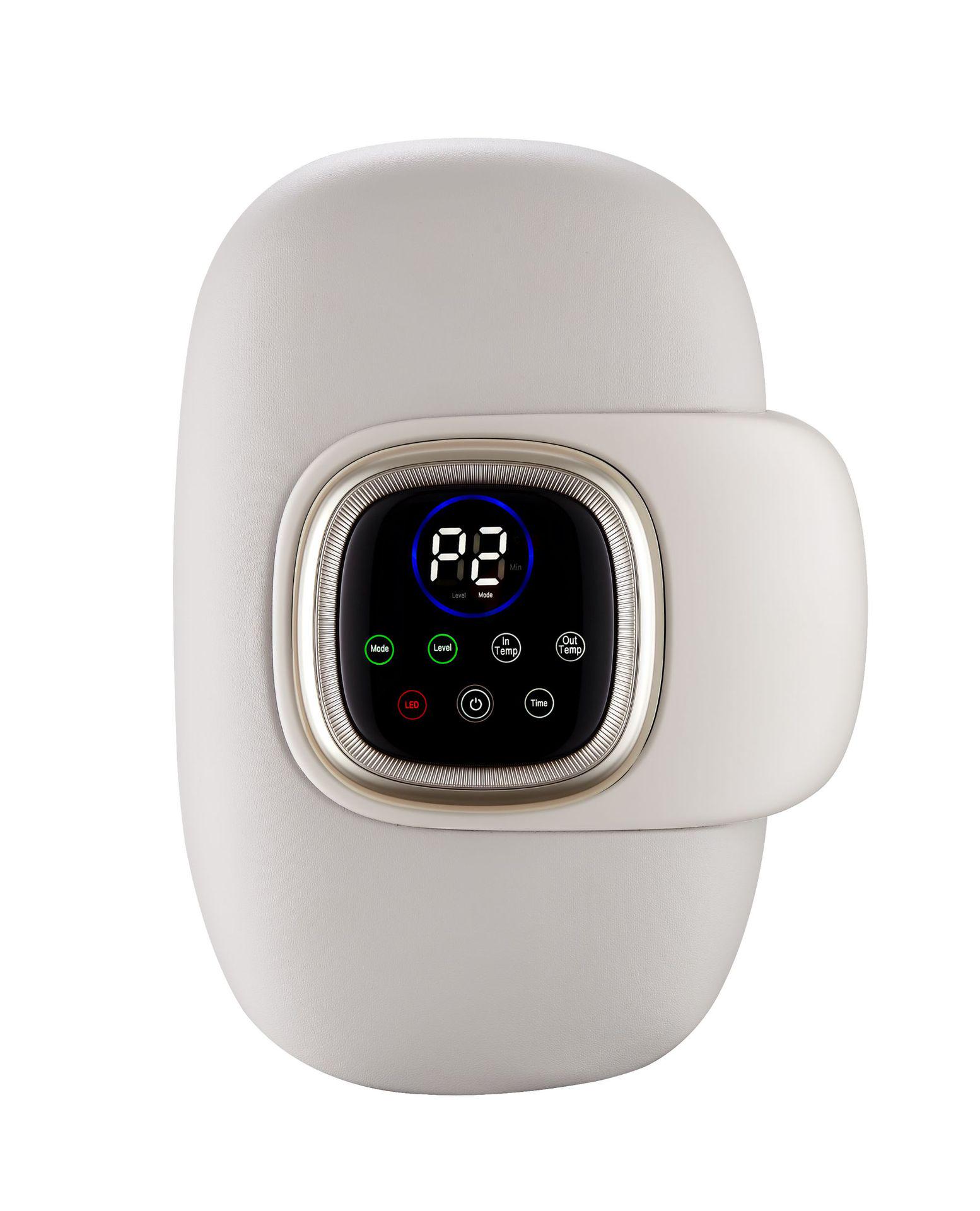 5-Finger Smart Hand Massager: Air Pressure, Heat Therapy & Kneading for Palm & Wrist