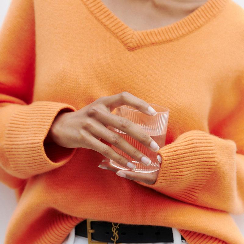 Women Autumn Winter Knitted Tops For Ladies V Neck Long Sleeve Loose Solid Color Causal Sweater