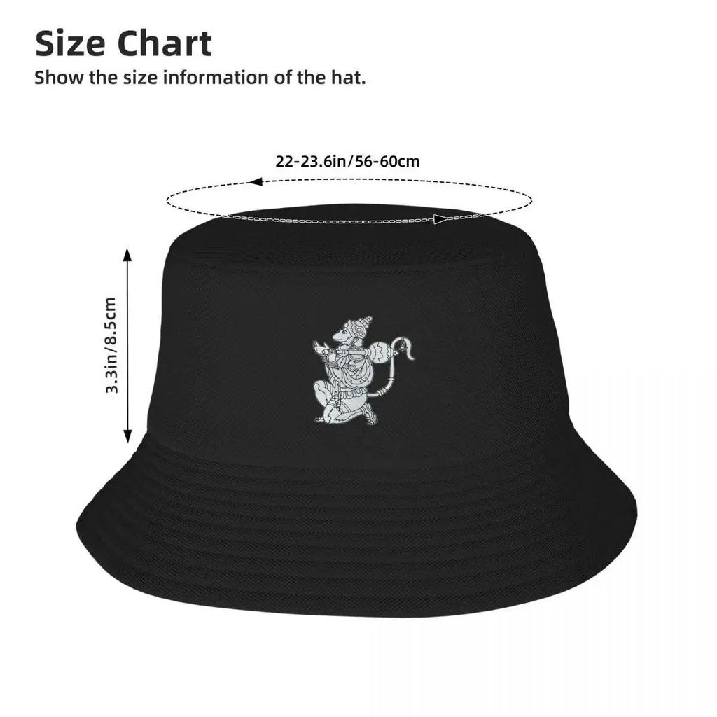 Lord Hanuman ji inspires Bucket Hat Brand Man cap Hip Hop Women's Hats 2024 Men's