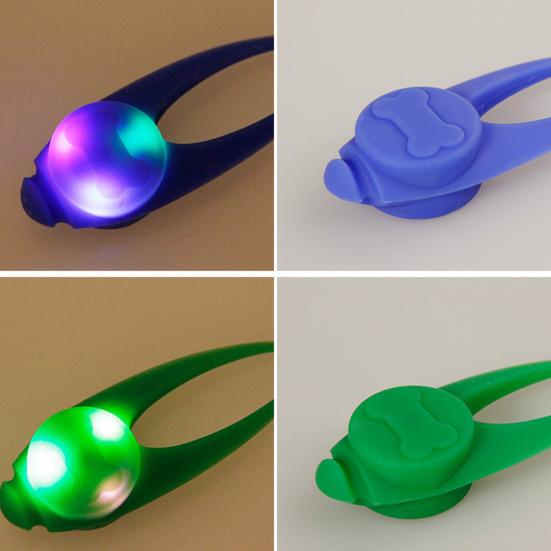 Necklace Flashing Glow Safety Accessories LED Light Blinking Safety Pendant for Dog