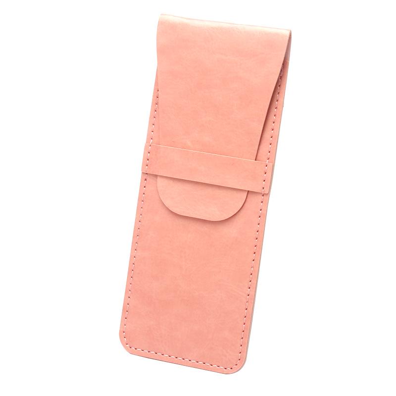Leder-Federmäppchen mit hoher Kapazität: Langlebiger, Multifunktionaler Halter für Füllfederhalter, kleines Messer und Augenbrauenstifte mit Logo-Individualisierung