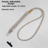 Universal Phone Lanyard Metal Hook Crossbody Necklace Strap Adjustable Phone Strap  for Phone Case