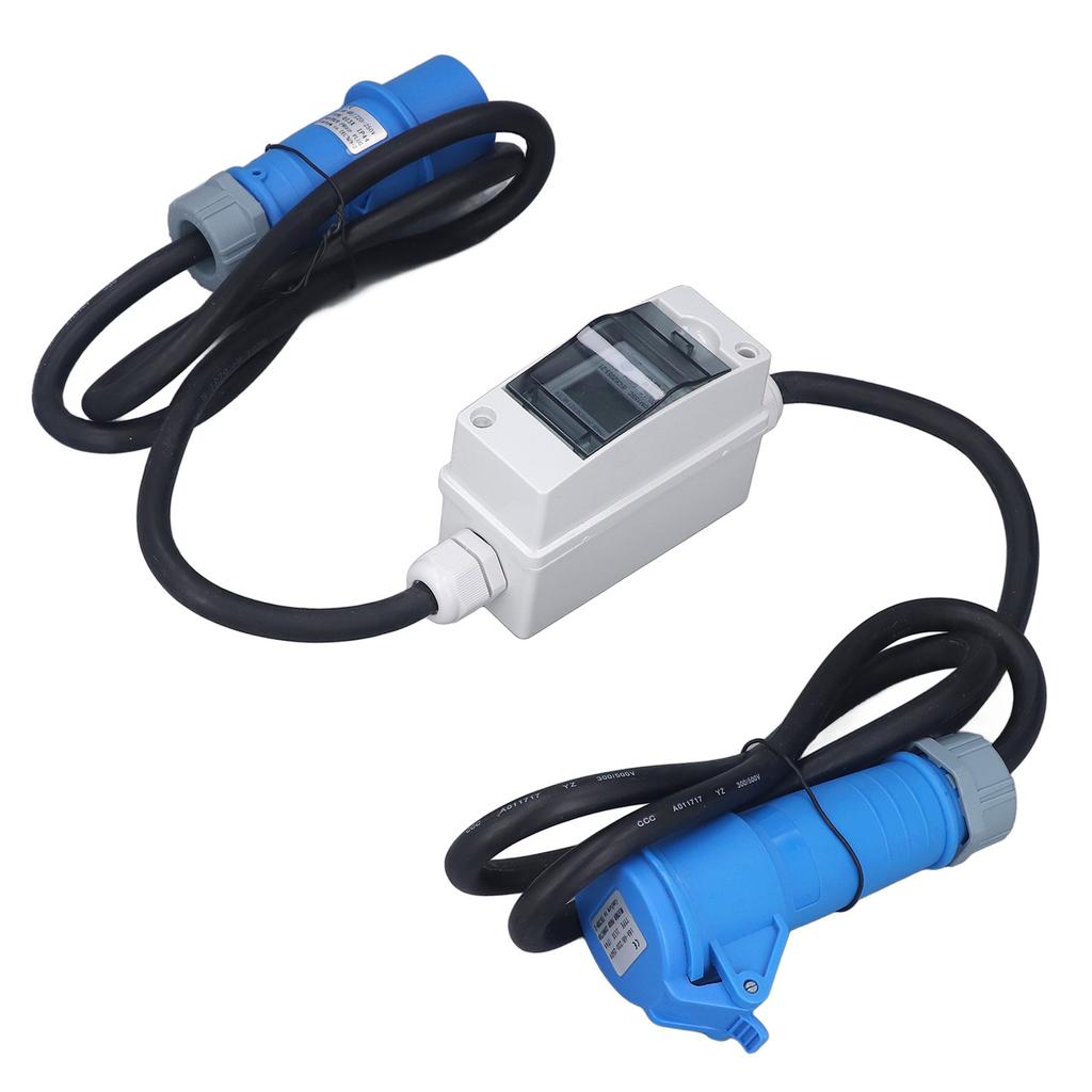 Inteligentní měřič energie 220‑250 V AC samec-samice 3pinový 16 A 220 V AC 5 A 60 A jednofázový 2vodičový napájecí adaptér