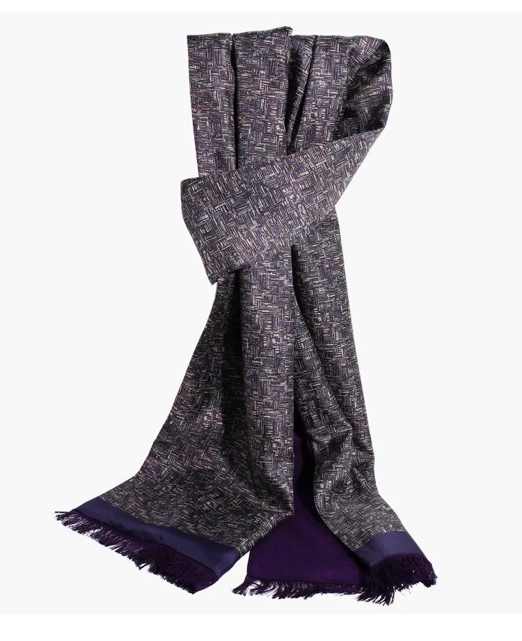 Men's Mulberry Silk and Cashmere Scarf - Ideal Gift for Father's Day or Dad's Birthday