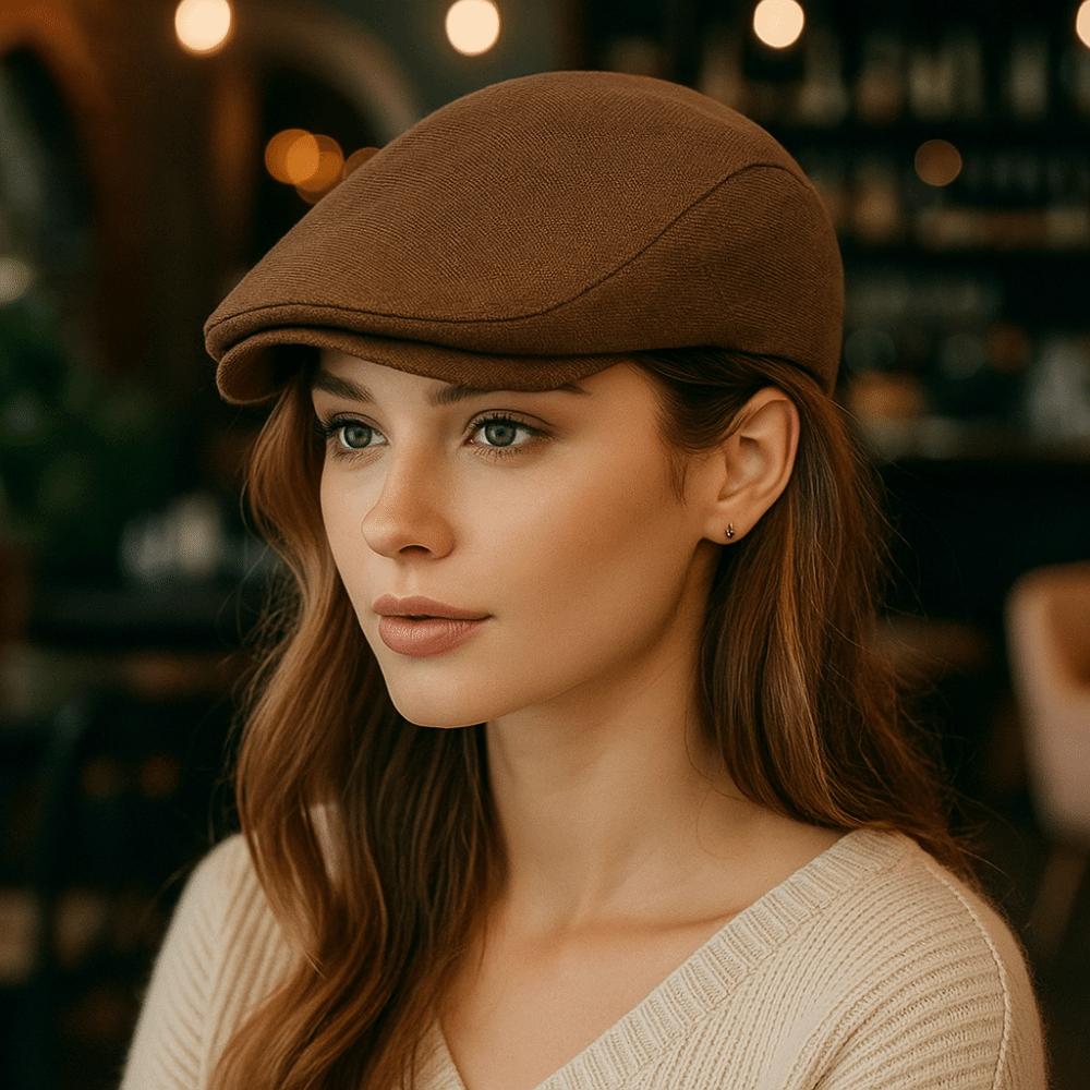 Breathable Duckbill Hats Plain Design Flat Hats Curved Brimmed Hat Forward Hat  Autumn