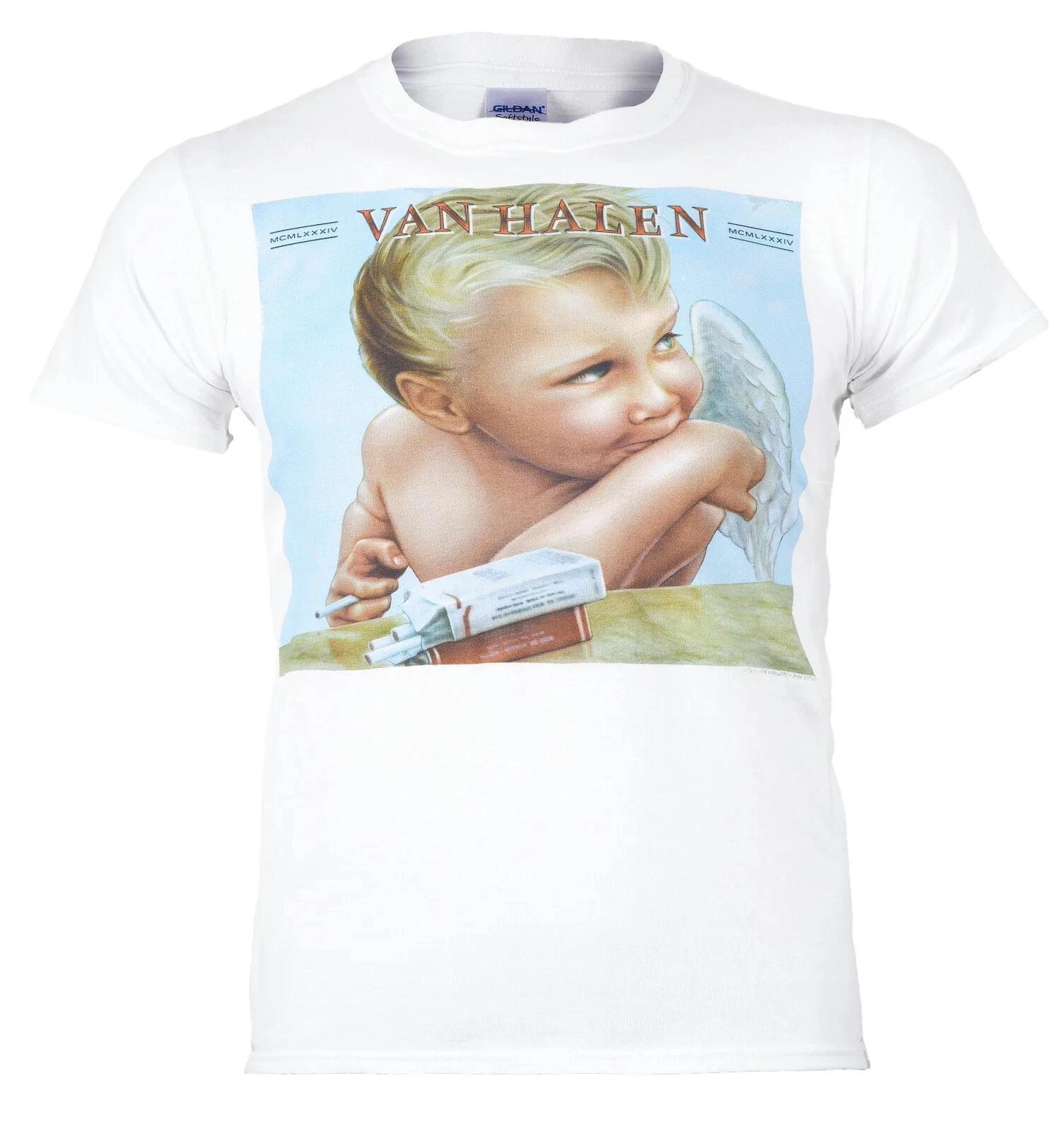 Van Halen 1984 Album Cover T Shirt Official Mens White New S M L XL S
