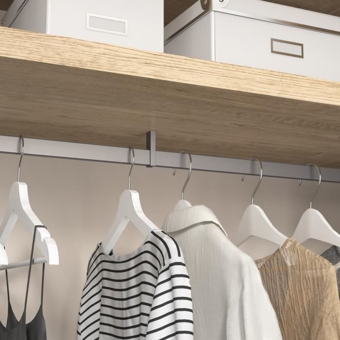 Emuca bouton de porte d'entrée, modèle bowler, ø70mm poignée pour porte d'entrée, acier inoxydable, nickel satiné