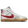 Nike Sb Zoom Blazer Mid Premium Deconstructed White University Red Gum