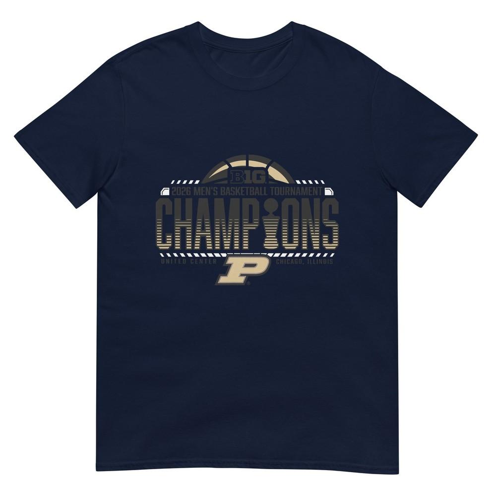 Purdue Boilermakers Unisexs Basketball Big Ten Champs 2026 Win Tshirt S