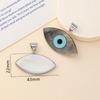 1 Stuk, Natuurlijke Schelp Duivels Oog Hanger, Occidentale Stijl Dames Heren Bedels voor DIY Ketting Sleutelhanger Hangende Decoratie Accessoires Sieraden Ambacht
