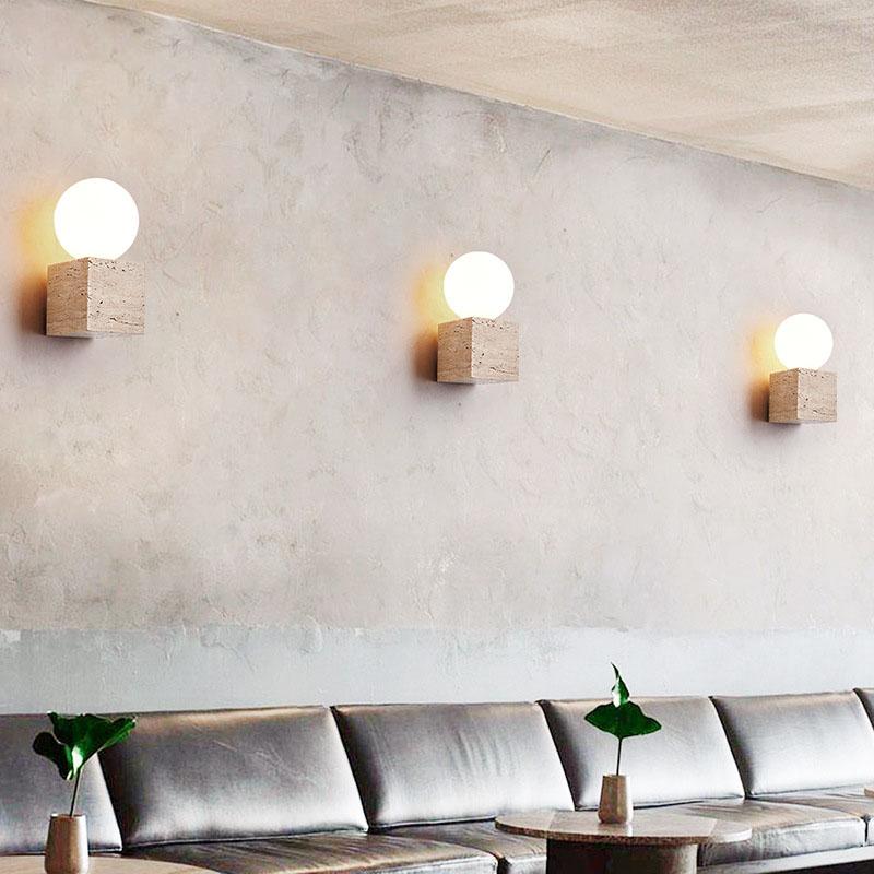 Cream wind restaurant yellow cave stone wall light Wabi-Sabi Hostel corridor sofa background wall bedroom bed glass wall light