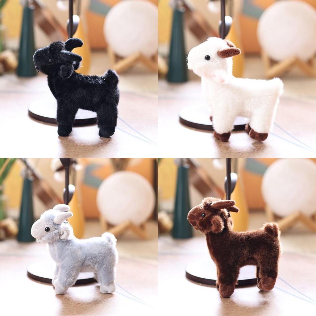Plush Sheep Keychain With Soft Pp Cotton For Bag Decoration And Gift Idea