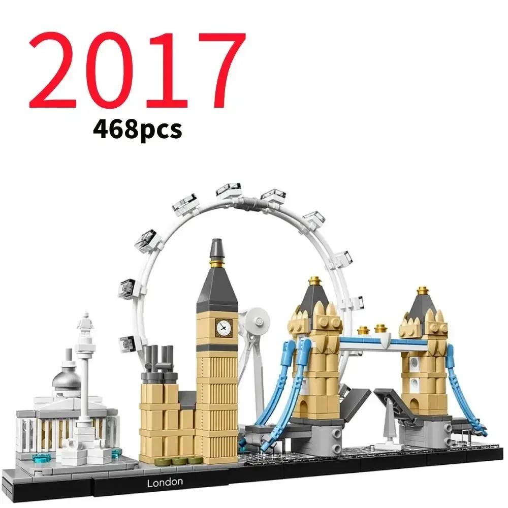 LEGP 2016-2022 Architecture Skylines Collectible Series Of Building Blocks Kit, Collectible Architecture Model Set For Adults
