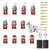 Medieval Building Blocks Accessories MOC Castles Dragon Knights Army Soldiers Warrior Helmets Shields Armors Axes Toy Gift S038