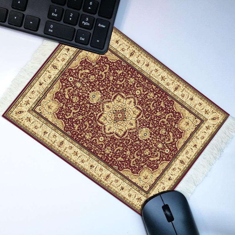 

Classic Persian Rug Retro Mouse Pad: Middle Eastern Travel Art Souvenir