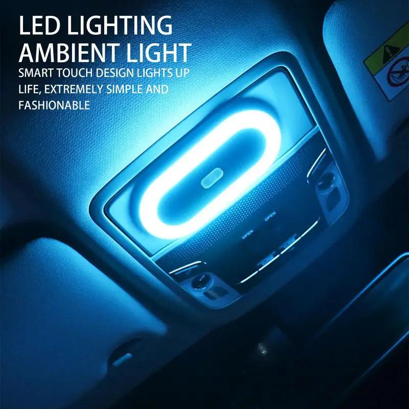 Car LED Reading Light, Car Interior Light, Ceiling Light, Internal Lighting Light, USB Charging, Car Portable Light Accessories