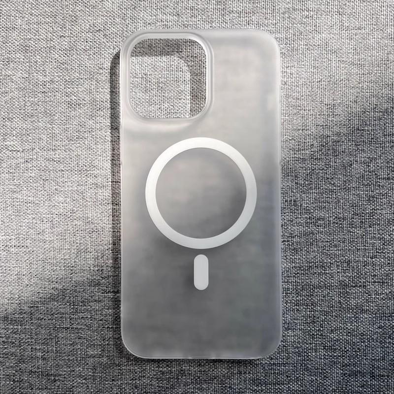 

Подходит для чехла для мобильного телефона iPhone 16 Ледяной туман Магнитная зарядка Apple 15 Матовый Ультратонкий 14proMax Противоударный защитный чехол iPhone16