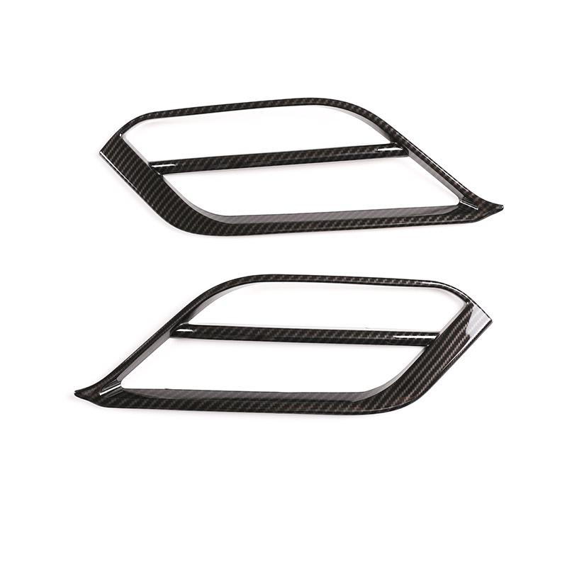 

For BMW X1 F48 2020-21 Car Front Fog Lights Lamp Bumper Side Decoration Frame Trim ABS Chrome Exterior Accessoriy Modified Parts