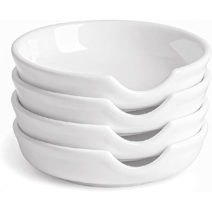 Spoon Rest for Stove Top, Ceramic Spoon Holder for Kitchen Counter, Heat-Resistant Cooking Utensil Rest, Coffee Spoon Holder, Spoon Rest for Ladles 1