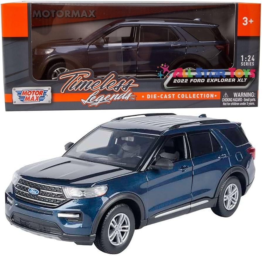 

MOTOR MAX Ford Explorer XLT Minicar EXPLORER XLT 2022 1/24 (Blue Metallic) [Used] синій