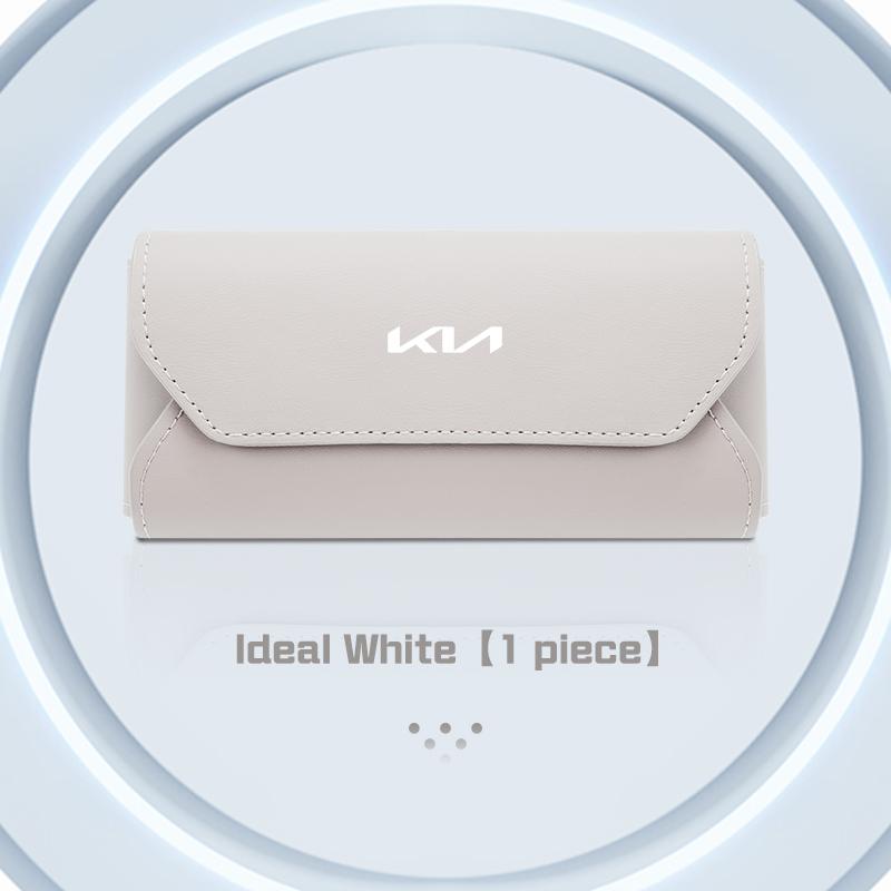 IHWM7 Car Sunglasses Box Accessories For KIA K2 K3 K5 K8 Portage Stinger GT Line Sorento Ceed CD Cerato Car Visor Glasses Case Storage
