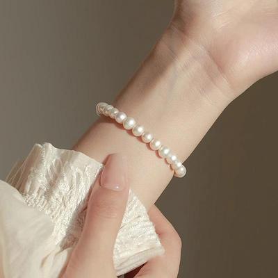 Exquisite 2025 Freshwater Pearl Bracelet for Women - Luxurious, High-End Jewelry Gift