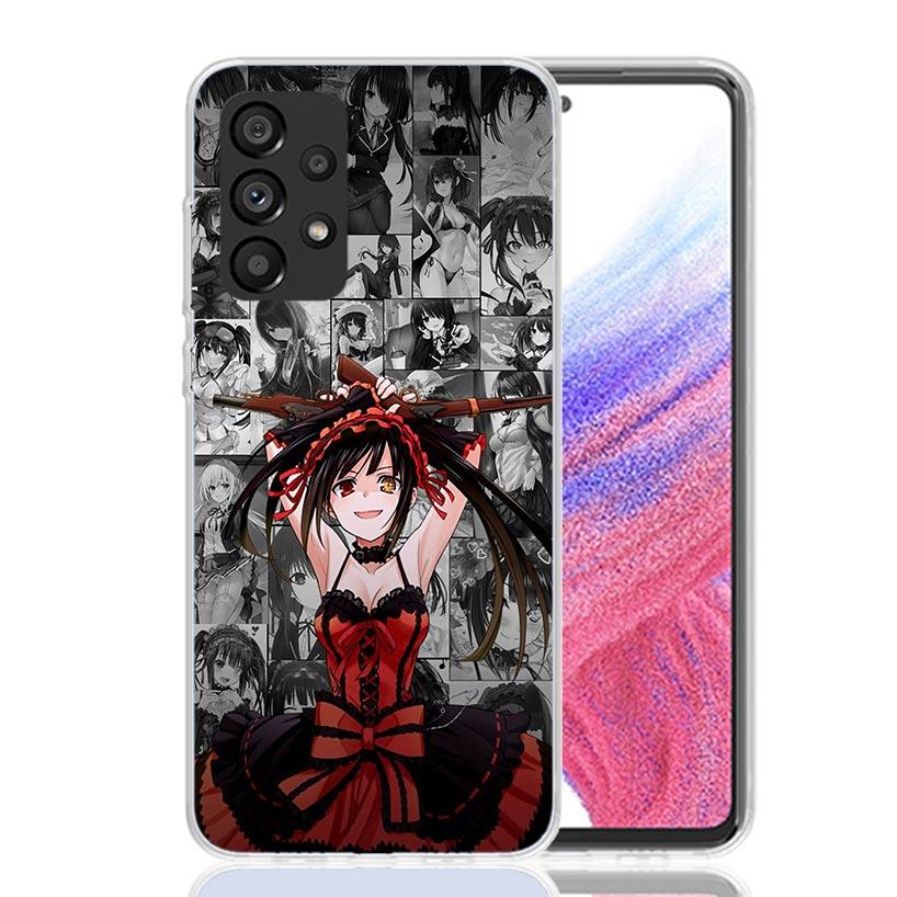 Date A Live Tokisaki Kurumi Phone Case For Samsung Galaxy A52 A32 A22 A12 A02S A50S A30S A51 A31 AA71 Note 20 Ultra 10 S10 Plus