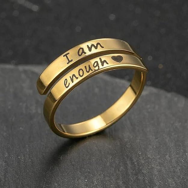 Retro Adjustable Open Ring Ins Fashion Jewelry Iamenough Multi-layered Ring for Women