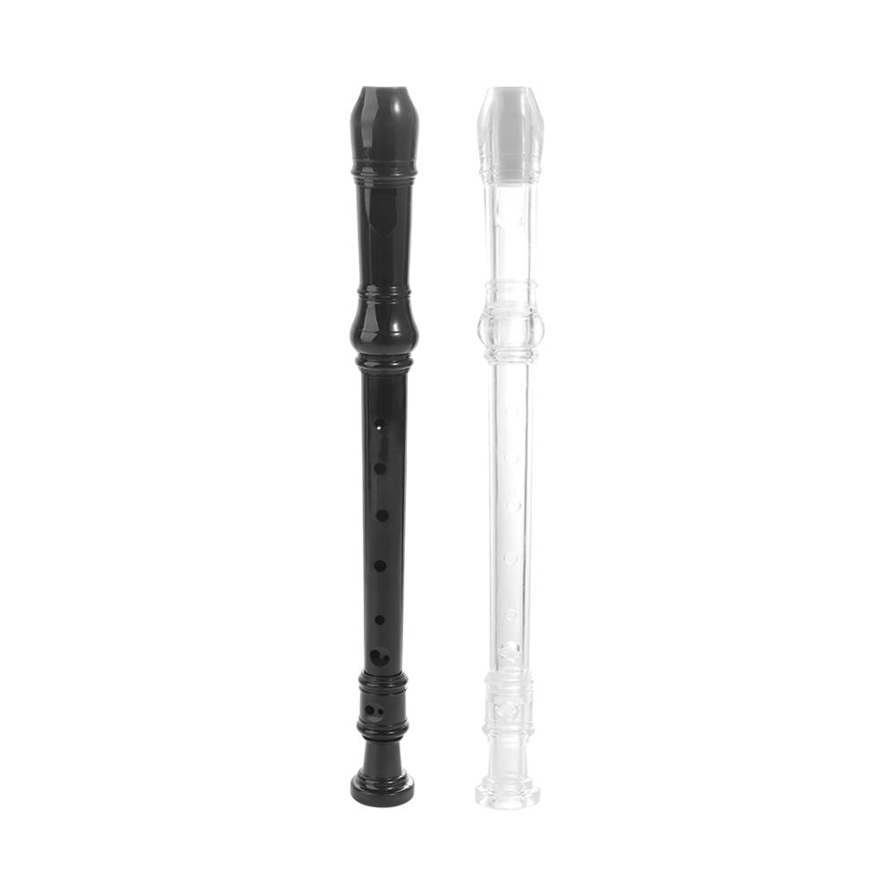 

with Cleaning Stick Clarinet Beginner Plastic Recorder 8 Hole G Key Flute Long Flute Whistle Flute