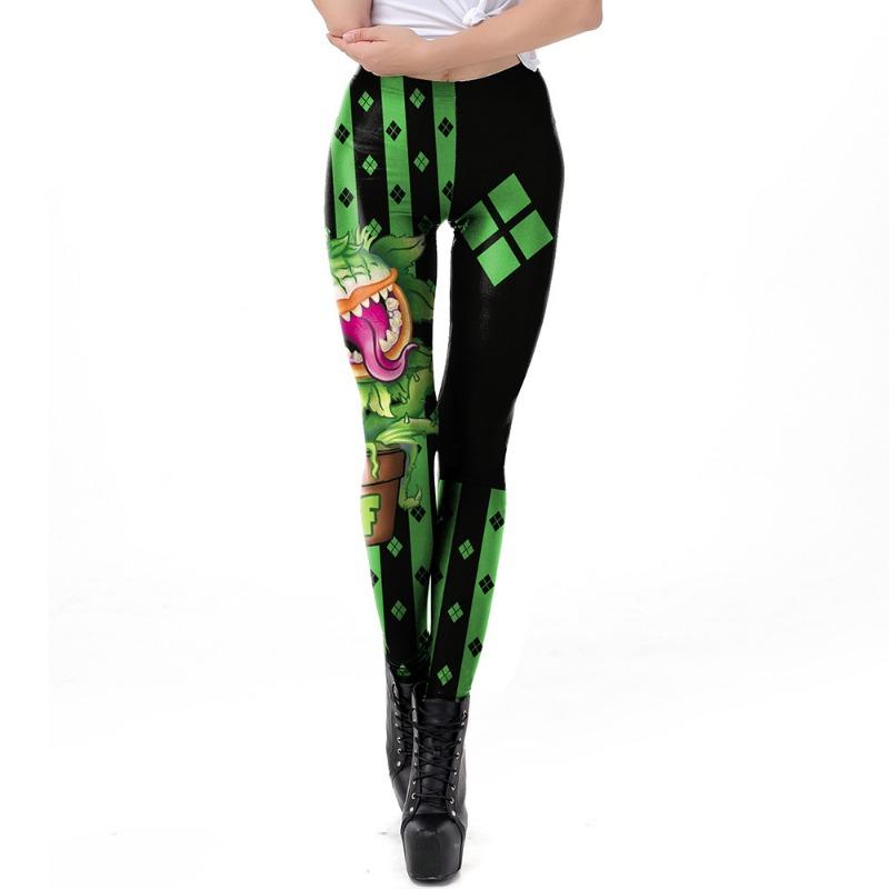 Halloween Pants Skull Digital Print Christmas Leggings Skinny Sweatpants Pants Yoga Pants