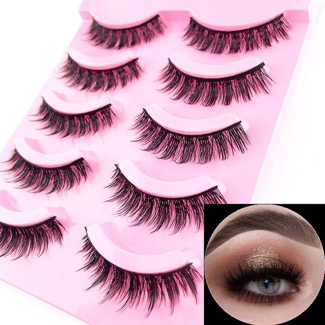 Lactacia - Multipack False Eyelashes Black - One Size