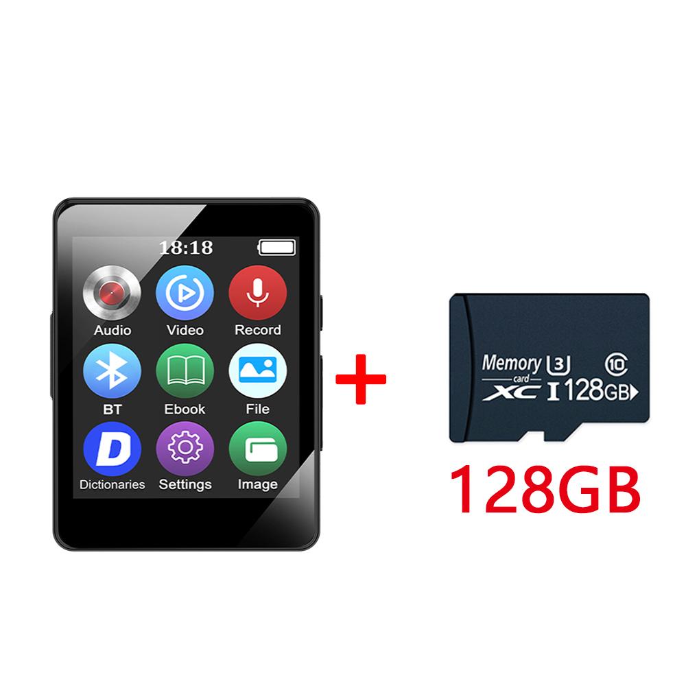1.77inch Portable MP3 Player Bluetooth 5.0 Music Stereo Speaker Mini MP4 Video Playback With LED Screen Recording For Walkman