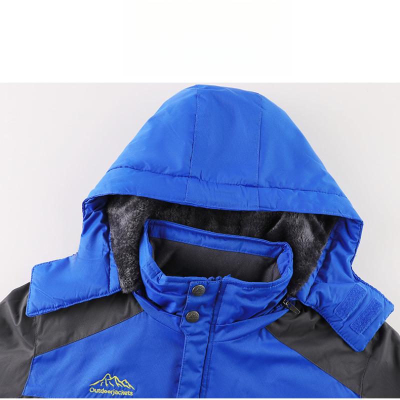 Giacca Invernale da Uomo di Media Lunghezza Ispessita Foderata in Pile Cappotto di Cotone in Lana d'Agnello Capispalla Invernale da Uomo di Mezza Età