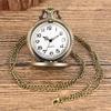Pendant Animal Zodiac Pocket Watch Vintage Charm Unisex Fashion Quartz Pocket Watch Necklace