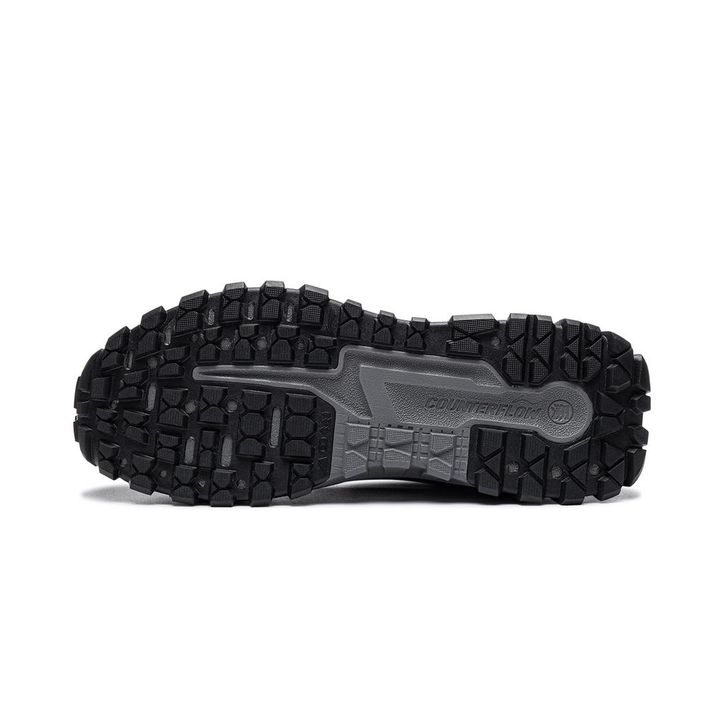 Men's Sneakers Li-Ning Outdoor CF Tracing, Linchuan Casual Shoes Unisex Low-top Dark Gray & Black