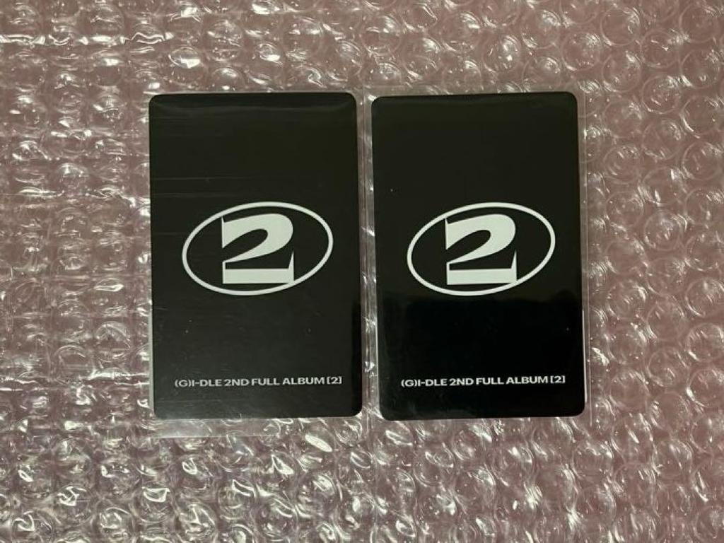 [USED] Ugi kms bonus trading card album 2 (G)I-DLE gidle poca