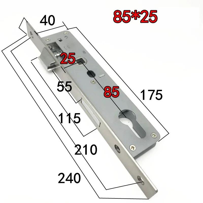 

Door Lock Stainless Steel Hardware Accessories Lock Body 8520/25/30/35 Balcony Lock Body Lockcase Fittings