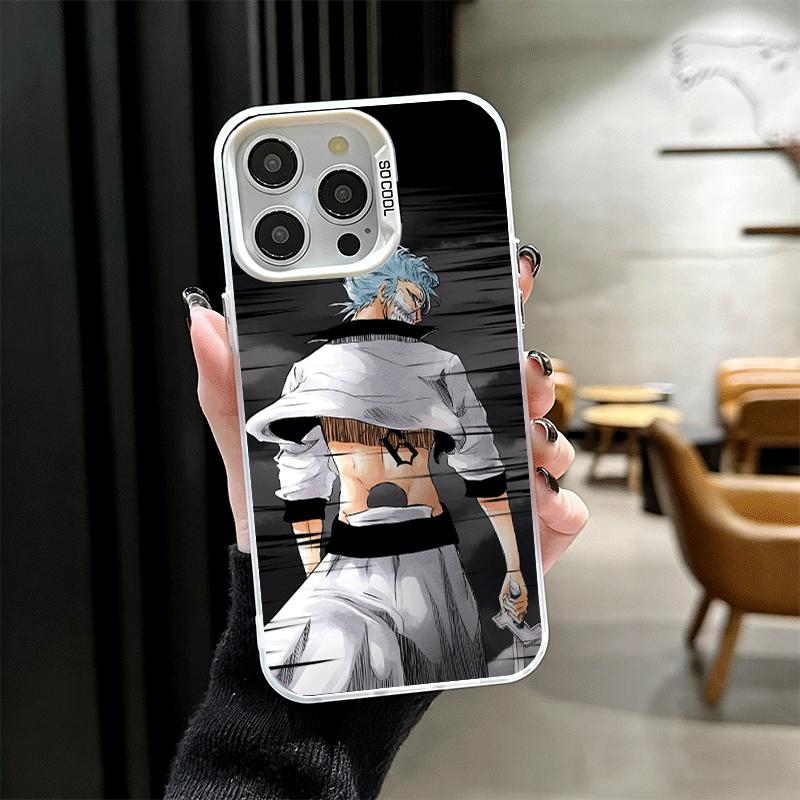 

Чехол для телефона Bleach Grimmjow 6 Ударопрочный для iPhone 17 Air 16 16E 15 Pro Max 14 Plus 13 Mini 12 Задняя крышка Противоударный Fundas iPhone 16 Pro