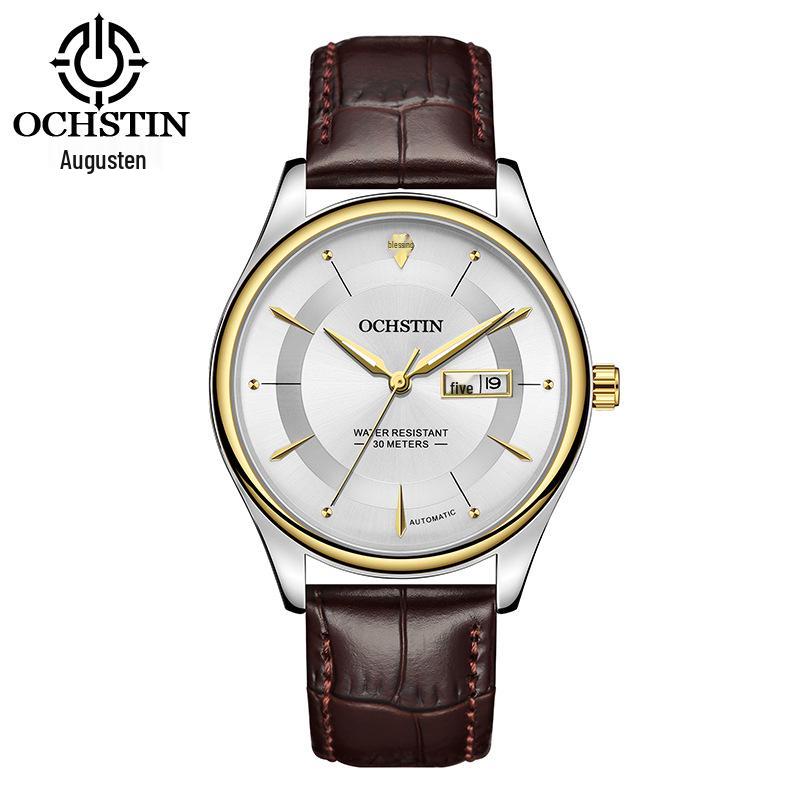 Swiss Men`s Automatic Watch: Luminous Display