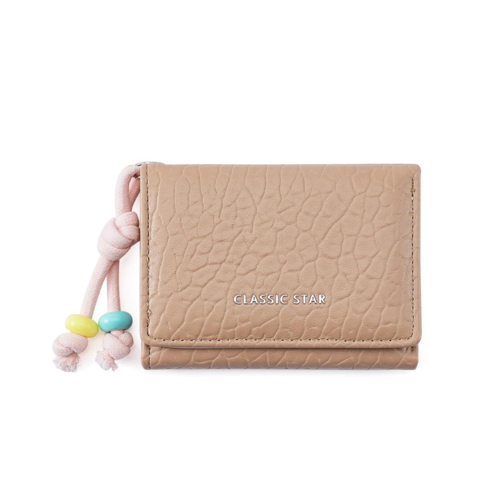 

Портативные милые трехсекционные кошельки, сладкий кошелек для монет, мешочек, кошелек конфетного цвета, студенческий хаки