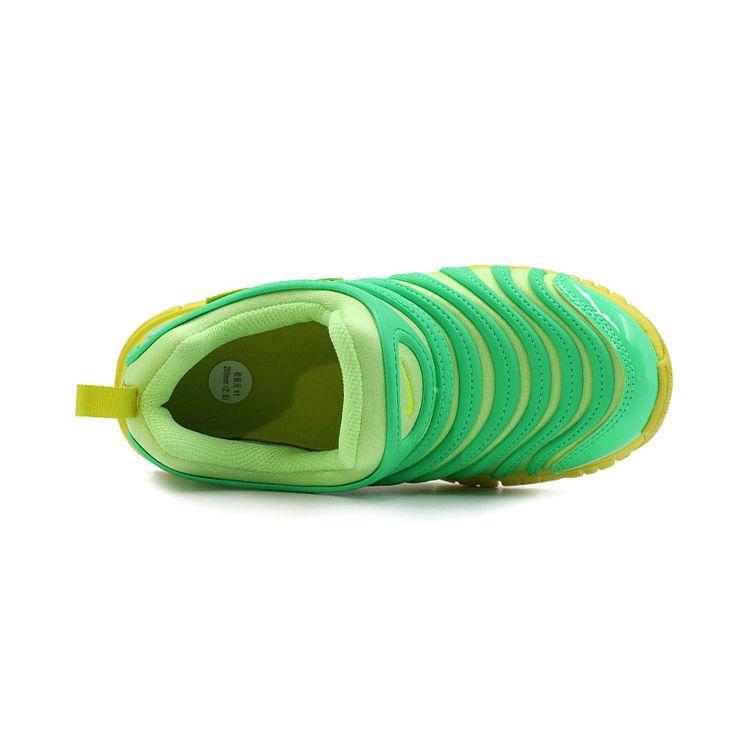 Nike Dynamo Free Low Top Non-Slip Shock Absorbing Kids Casual Shoes Kids sneaker Green Yellow 343738-306
